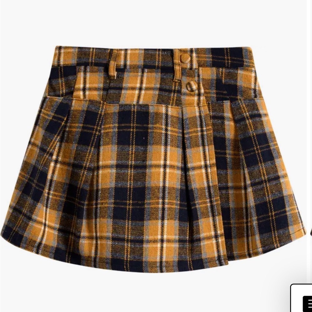 Tractr Kids' Pleated Skirt with Shorts Liner 14 *Flaws